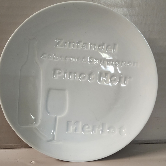 Cordon Bleu Wine Appetizer Plates NEW - Picture 3 of 7